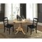 International Concepts 42 in. Dual Drop Leaf Table with 2  Ladder Back Dining Chairs - 3 Piece Dining Set K01-42DP-C46-2P - alternate 4